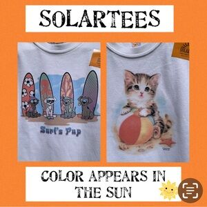 ☀️🕶️Super fun BRAND NEW🌞Solar activated T-Shirt